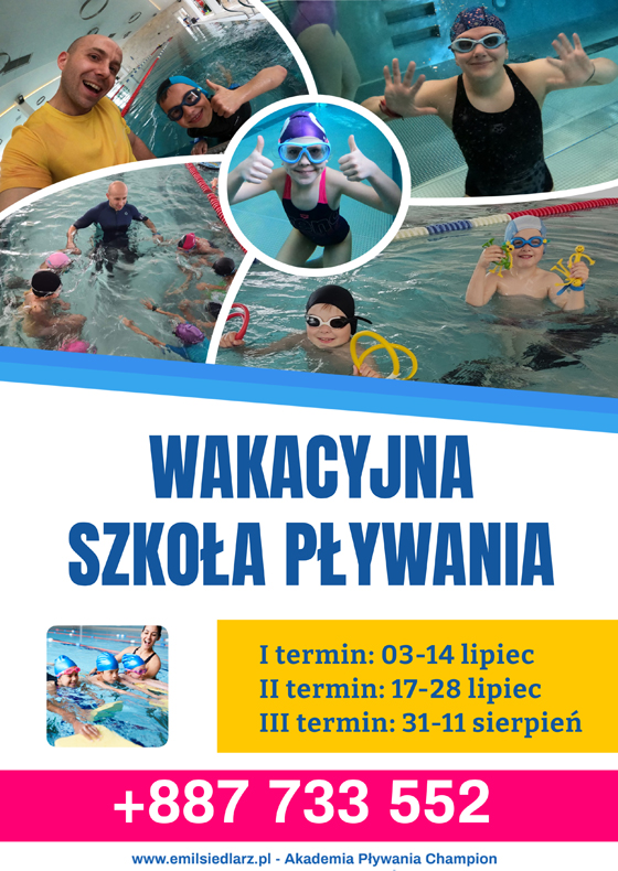 Wakacyjna Szkoła Pływania w Chełmcu